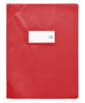PROTEGE-CAHIER OXFORD STRONG LINE - 17X22 - PVC - 150µ - Opaque - Rouge - 400050969_1100_1686129365