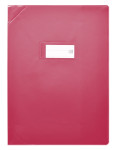 PROTEGE-CAHIER OXFORD STRONG LINE - 24X32 - PVC - 150µ - Opaque - Rose - 400051143_1100_1677191851