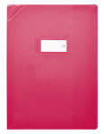 PROTEGE-CAHIER OXFORD STRONG LINE - 24X32 - PVC - 150µ - Opaque - Rose - 400051143_1100_1686137717