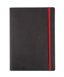OXFORD Black n' Red Business Journal - B5 - Couverture en simili cuir souple - Broché - Ligné - 144 pages - Noir - 400051203_1100_1686131108