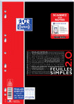 OXFORD ETUDIANTS FEUILLES SIMPLES - A4+ - Sous film - Grands carreaux Seyès - 400 pages perforées - Compatibles SCRIBZEE® - 400051586_1100_1632542939