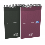 Oxford Office Essentials notesbog i blødt omslag og dobbeltspiral Task Manager - 12,5 x 20 cm - Pappomslag - dobbelt wire - 140 sider - spesifikk linjering - assorterte farger - 400055727_1400_1654590535