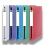 OXFORD 2ND LIFE RING BINDER - A4XL - 40 mm spine - 4-O Rings - Polypropylene - Translucent - Assorted - 400059564_1200_1579874260
