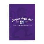 Oxford Campus A4 Headbound Refill Pad Ruled with Margin Ruled with Margin 140 Pages Purple -  - 400066644_1100_1692368651