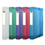 OXFORD 2ND LIFE FILING BOX - 24x32 - 40 mm spine - Polypropylene - Translucent - Assorted colors - 400071321_8000_1556180402
