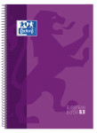 OXFORD CLASSIC Europeanbook 1 - A4+ - Capa Extradura - Caderno espiral Microperfurado - 5x5 - 80 Folhas - SCRIBZEE - PURPURA - 400072665_1100_1631729022