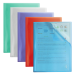 OXFORD 2ND LIFE DISPLAY BOOK - A4 - 60 pockets - Polypropylene - Translucent - Assorted colors - 400074722_1200_1710518616