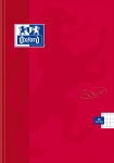 OXFORD TOUCH BRULION - A5 - twarda kartonowa okładka - szyty - kratka 5x5 mm z marginesem - 96 kartek - miks kolorów - 400075021_1100_1686154276