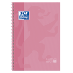 OXFORD CLASSIC Europeanbook 1 - A4+ - Extra harde kaft - Microgeperforeerd spiraal notitieboek - Gelijnd - 80 Pagina's - SCRIBZEE - ZACHT ROZE - 400078124_1100_1686201224