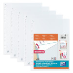 OXFORD QUICK'IN PUNCHED POCKETS - Bag of 50 - A4 - Polypropylene - 50µ - Smooth - Clear - 400078667_1100_1677180070
