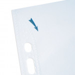 OXFORD QUICK'IN PUNCHED POCKETS - Bag of 50 - A4 - Polypropylene - 50µ - Smooth - Clear - 400078667_2300_1577458153