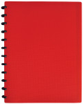 OXFORD MEMPHIS DISPLAY BOOK REMOVABLE POCKETS - A4 - 30 Variozip pockets - Polypropylene - Red - 400079000_8000_1577458174