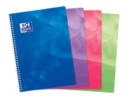 OXFORD POLYPRO LAGOON NOTEBOOK - A4 - Polypro cover - Twin-wire - 5x5mm Squares - 100 pages - SCRIBZEE ® Compatible - Assorted colours - 400080672_1200_1665395160