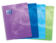 OXFORD POLYPRO LAGOON NOTEBOOK - 24x32cm - Polypro cover - Twin-wire - Seyès Squares - 100 pages - SCRIBZEE ® Compatible - Assorted colours - 400080678_1200_1686195685