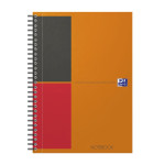 OXFORD International Notebook - B5 – Hårdt omslag – Dobbeltspiral – Tæt linjeret – 160 sider – SCRIBZEE®-kompatibel – Orange - 400080785_1100_1677217102
