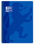 OXFORD CLASSIC Cuaderno espiral - Fº - Tapa de Plástico - Espiral - 4x4 con margen - 80 Hojas - AZUL MARINO - 400093618_1100_1632535969