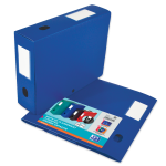 OXFORD MEMPHIS FILING BOX - 24X32 - 80 mm spine - Polypropylene - Blue - Flat - 400094582_1300_1686129427