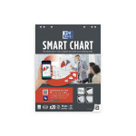 OXFORD Smart Charts Flipchart Refill Pad - 60x80cm - Soft Card Cover - Glued - 25mm Squares - 20 Sheets - SCRIBZEE® Compatible - 400096275_1100_1676913957