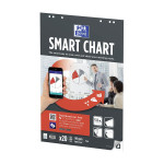 OXFORD Smart Charts Flipchart Refill Pad - 65x98cm - Soft Card Cover - Glued - Plain - 20 Sheets - SCRIBZEE Compatible - 400096277_1101_1676924221