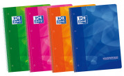 OXFORD CLASSIC LAGOON Europeanbook 4 - A4+ - Tapa de Plástico - Cuaderno espiral microperforado - Pautado y 5x5 - 100 Hojas - SCRIBZEE - Colores surtidos - 400098472_1200_1592914236