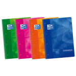 OXFORD CLASSIC LAGOON Europeanbook 4 - A4+ - Tapa de Plástico - Cuaderno espiral microperforado - Pautado y 5x5 - 100 Hojas - SCRIBZEE - Colores surtidos - 400098472_1200_1686201299