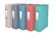 OXFORD PASTEL FILING BOX - 24X32 - 80 mm spine - Polypropylene -  Assorted colors - 400098852_1400_1677166770