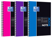 OXFORD STUDENTS NOTEBOOK - B5 - Hardback cover - Twin-wire - 5mm Squares - 160 pages - SCRIBZEE® compatible  - Assorted colours - 400100699_1200_1583207850