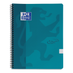 OXFORD Touch Cahier - A4 - Couverture Souple - Reliure intégrale - Quadrillé 5mm - 140 pages - Compatible SCRIBZEE® - Aqua - 400103996_1100_1686135145