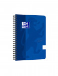 OXFORD Touch Spiraalblok - A5 - Soepele Kartonnen kaft - Dubbelspiraal - Gelijnd - 70 vel - SCRIBZEE® Compatible - Blauw - 400103998_1100_1561083042