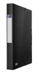 OXFORD Urban Sammelbox - 24x32cm - mit Gummiband - Rückenbreite 40 mm - mit geklebtem Rückenschild - aus Polypropylen - blickdicht - schwarz - 400104371_1300_1602489899