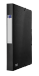 OXFORD Urban Sammelbox - 24x32cm - mit Gummiband - Rückenbreite 40 mm - mit geklebtem Rückenschild - aus Polypropylen - blickdicht - schwarz - 400104371_1300_1686115465