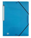 OXFORD OSMOSE 3-FLAP FOLDER - A4 - Polypropylene - Translucent - Turquoise blue - 400105133_1100_1677180873