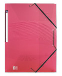 OXFORD OSMOSE 3-FLAP FOLDER - A4 - Polypropylene - Translucent - Pink - 400105136_1100_1677180878