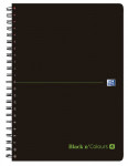 OXFORD BLACK N'COLOURS - A4+ - Tapa de plástico - Europeanbook 4 - 5x5 - 120 Hojas - 3 separadores - SCRIBZEE - 400107610_1100_1632536203