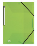 OXFORD OSMOSE 3-FLAP FOLDER - A4 - Polypropylene - Lime Green - 400110143_1100_1677180898