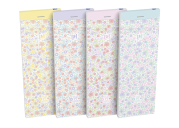 OXFORD Floral Shopping Notepad - 7,4x21cm - Soft Card Cover - Stapled - Ruled - 160 Pages - Assorted Colours - 400111054_1400_1689611026