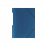 OXFORD CROSSLINE 3-FLAP FOLDER - A4 - Polypropylene - Blue - 400111326_1100_1574075544