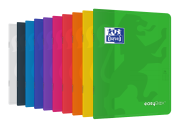 OXFORD easyBook®  NOTEBOOK - 17x22cm - Polypro cover with pockets - Stapled - Seyès Squares - 96 pages - Assorted colours - 400111482_1400_1702911310