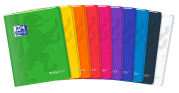 OXFORD easyBook® NOTEBOOK - 17x22cm - Polypro cover with pockets - Stapled - 5x5mm Squares with margin - 96 pages - Assorted colours - 400111484_1200_1702917783