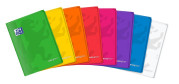 OXFORD easyBook®  CAHIER - A4 - Couverture plastique avec pochettes - Agrafé - Grands carreaux Seyès - 96 pages - Couleurs assorties - 400111485_1200_1677198007