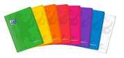 OXFORD easyBook®  CAHIER - A4 - Couverture plastique avec pochettes - Agrafé - Petits carreaux 5x5mm avec marge - 96 pages - Couleurs assorties - 400111487_1200_1677198182