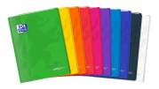 OXFORD easyBook® NOTEBOOK - 24x32cm - Polypro cover with pockets - Stapled - Seyès Squares - 48 pages - Assorted colours - 400111488_1200_1702917621