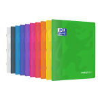 OXFORD easyBook® NOTEBOOK - 24x32cm - Polypro cover with pockets - Stapled - 5x5mm Squares with margin - 96 pages - Assorted colours - 400111489_1400_1709630566