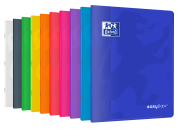 OXFORD easyBook® NOTEBOOK - 24x32cm - Polypro cover with pockets - Stapled - Seyès Squares - 96 pages - Assorted colours - 400111520_1400_1702917663