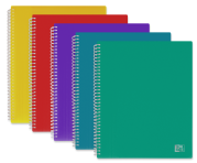 OXFORD SCHOOL LIFE SPIRAL DISPLAY BOOK - A4 - 40 pochettes - Polypropylene - Translucent - Assorted colors - 400113352_1200_1663942083