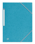 OXFORD TOP FILE+ 3-FLAP FOLDER - A4 - with elastic - Cardboard - Light blue - 400114322_1101_1677204210