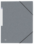 OXFORD TOP FILE+ 3-FLAP FOLDER - A4 - with elastic - Cardboard - Grey - 400114328_1100_1556901575
