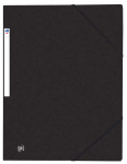 OXFORD TOP FILE+ 3-FLAP FOLDER - A4 - with elastic - Cardboard - Black - 400114333_1100_1566575243