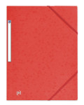 OXFORD TOP FILE+ 3-FLAP FOLDER - A4 - with elastic - Cardboard - Red - 400114337_1101_1677204248