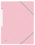 OXFORD TOP FILE+ 3-FLAP FOLDER - A4 - with elastic - Cardboard - Pastel Pink - 400114341_1100_1566568553